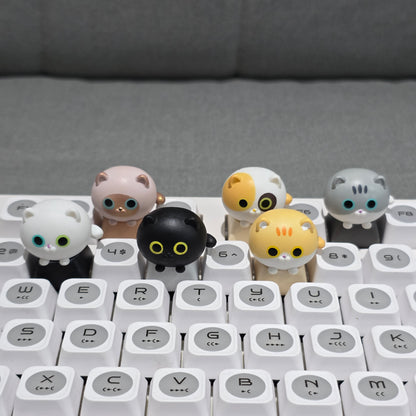 Cute Cats Artisan Keycaps