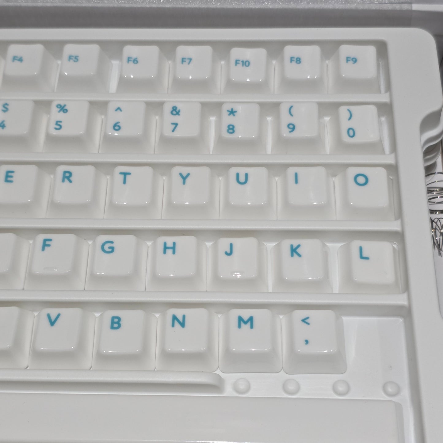 Glaze Full Ceramic Eternity Blue Cherry Profile 120-Key Keycap Set