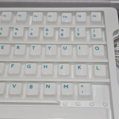 Glaze Full Ceramic Eternity Blue Cherry Profile 120-Key Keycap Set