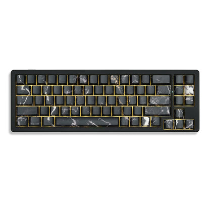 Black Marble Side Backlit Cherry Pbt Keycaps