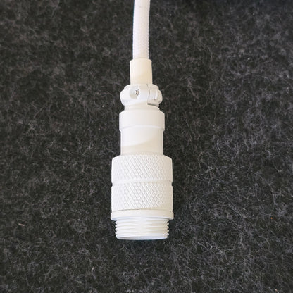 Lano Milky White Gx16 Aviator Connector Premium Mechanical Keyboard 3.5m Cable