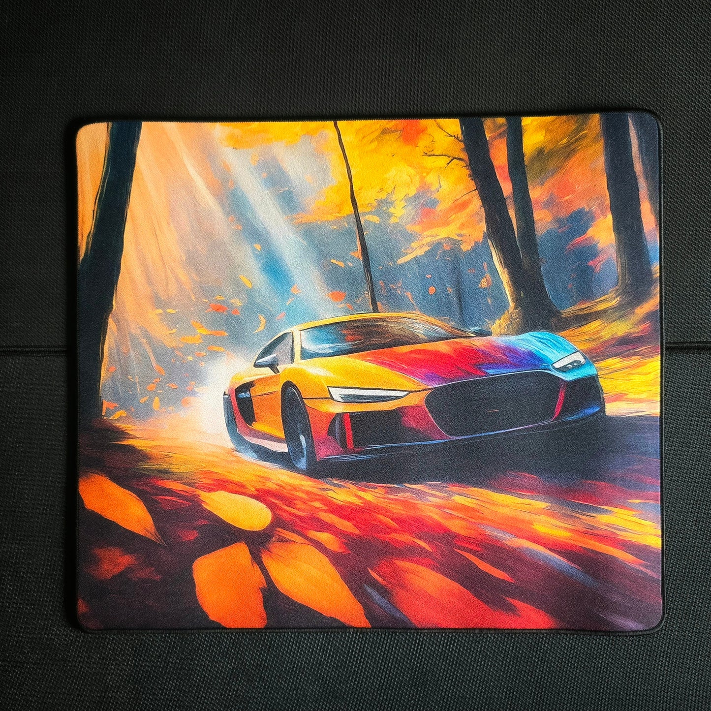 R8 Fall illustartion 44*40*4mm Control Gaming Mousepad