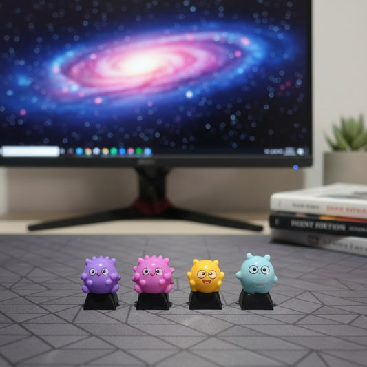 Mini Monster Artisan Keycaps