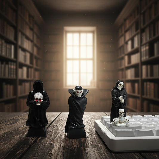 Mystic Horror Dracula Grim Reaper Artisan Keycaps