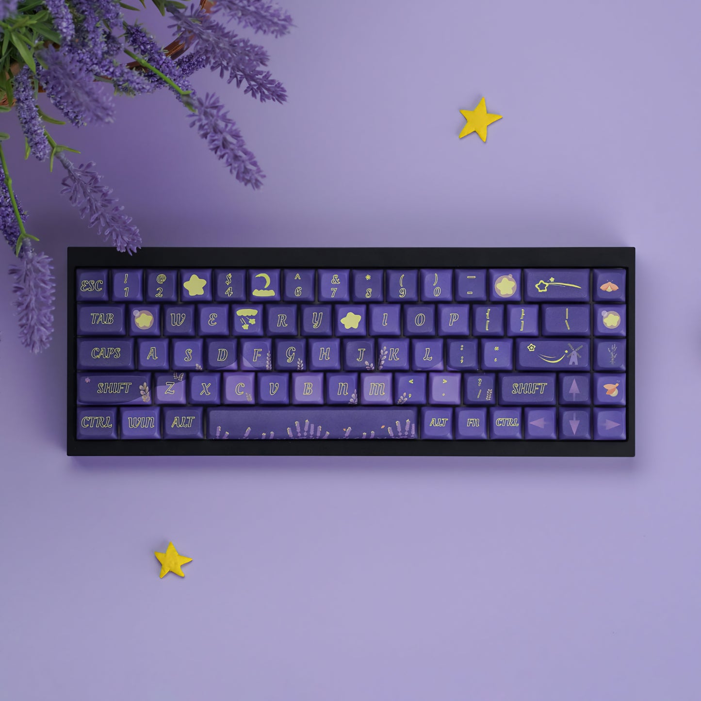 Lavender XDA PBT Keycaps