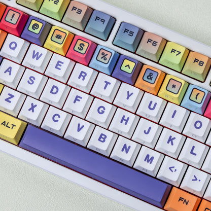 Pixel Punch Cartoon Dual Legends Backlit Keycaps