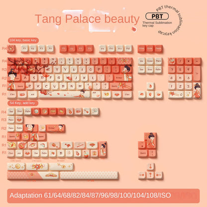 Castle Queen Smooth Premium  MDA PBT Keycaps