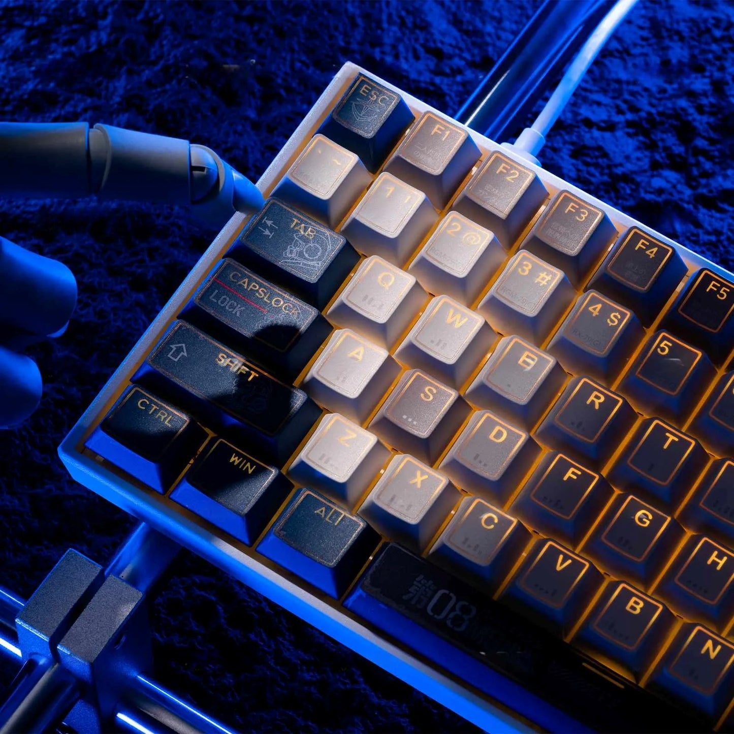 Top Backlit Gundam PRISM Cherry PBT Keycap