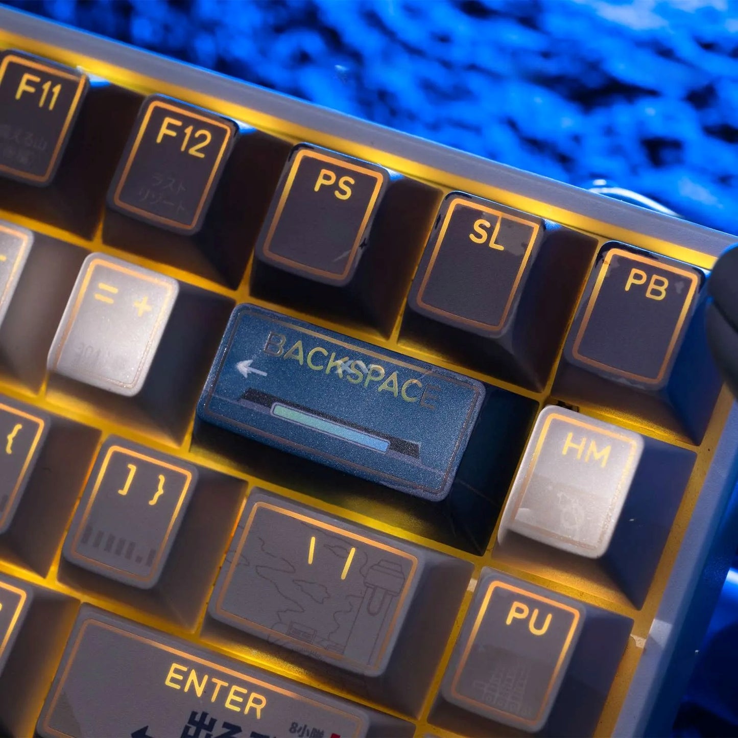 Top Backlit Gundam PRISM Cherry PBT Keycap