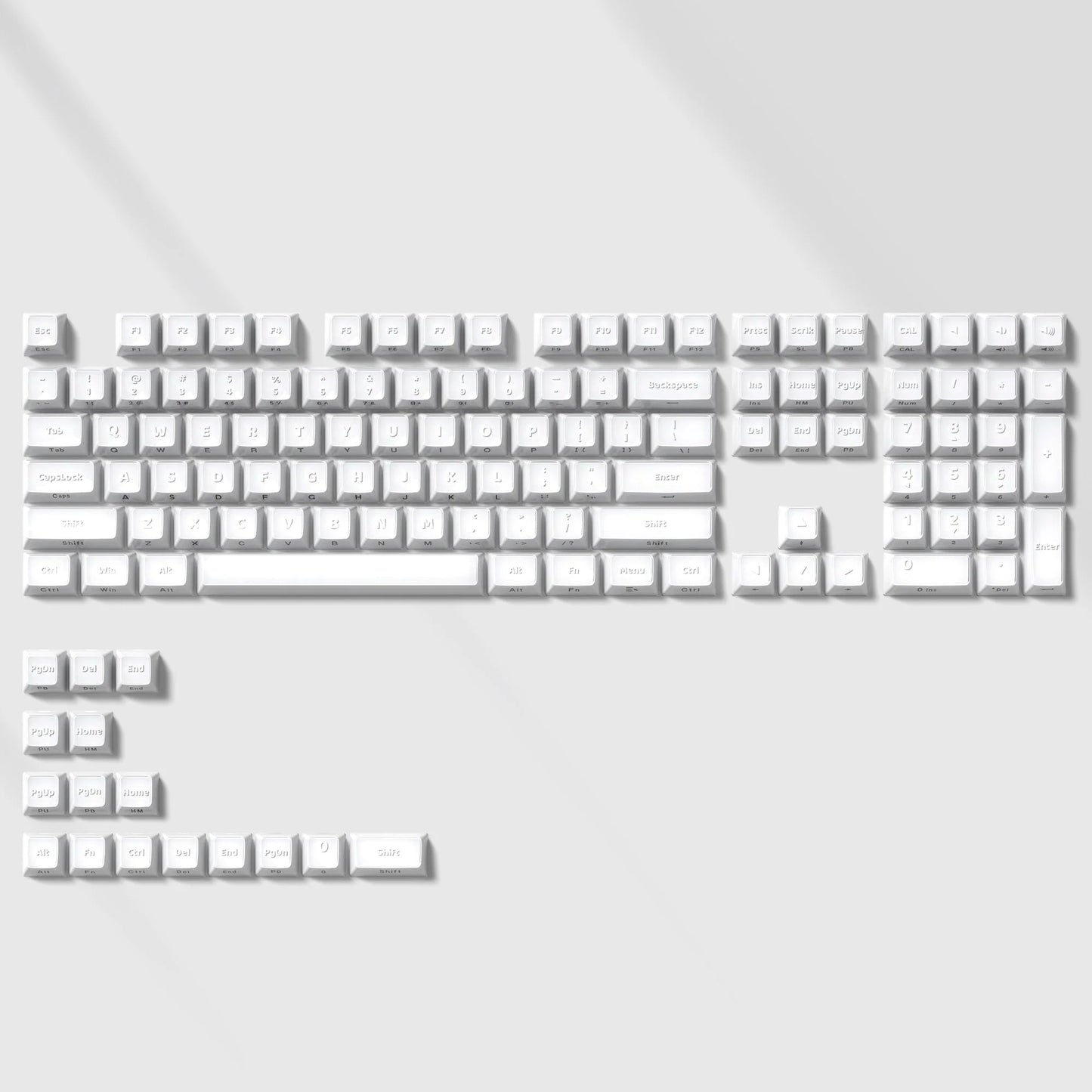 Womier Crystal Jello Dual Side Printed ASA Profile Keycaps