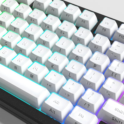 Womier Crystal Jello Dual Side Printed ASA Profile Keycaps