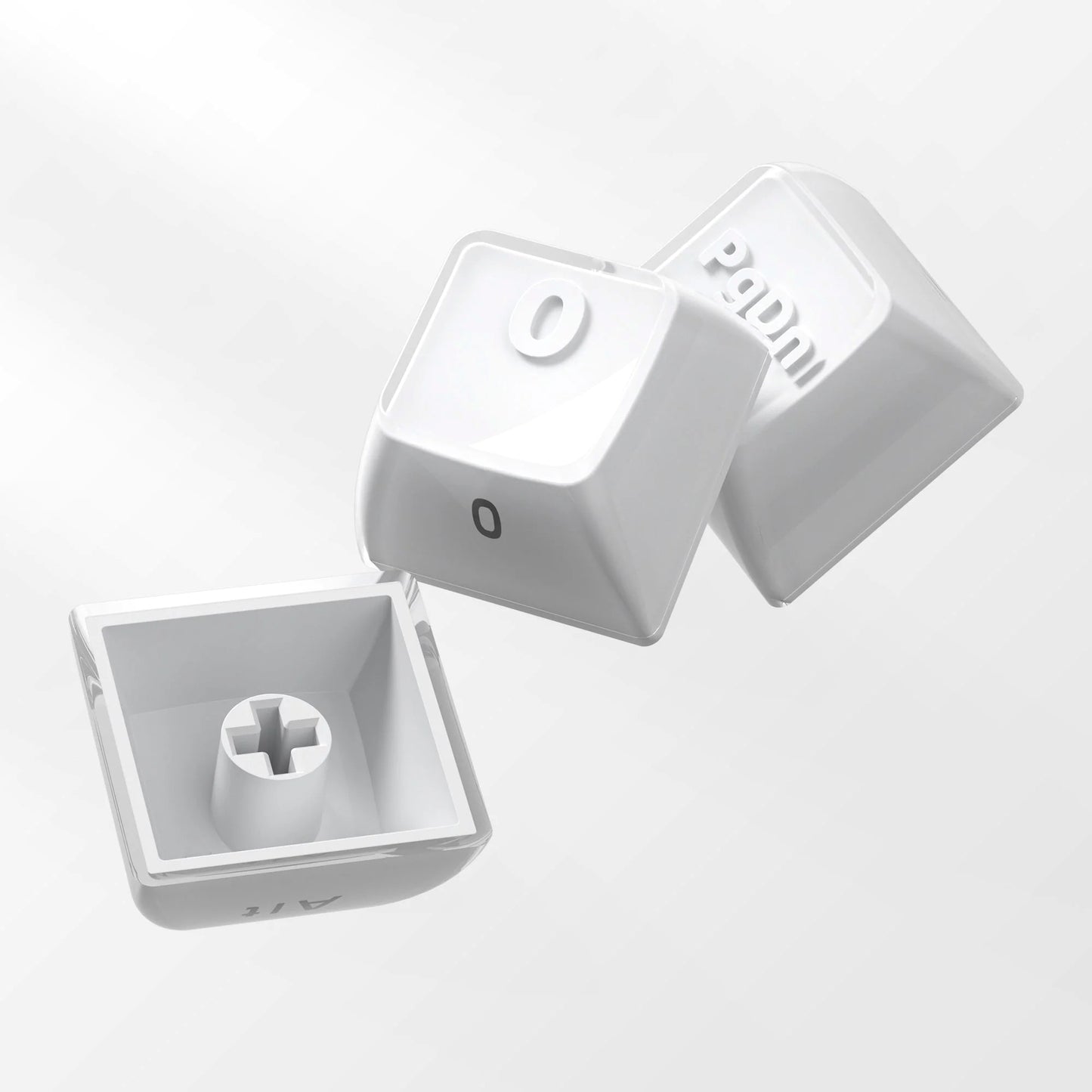 Womier Crystal Jello Dual Side Printed ASA Profile Keycaps