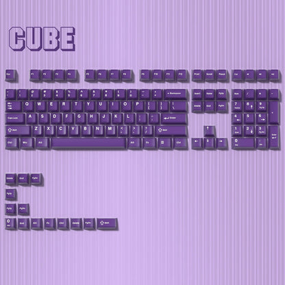 Womier Purple Cube Jade Cherry Doubleshot PBT Keycaps