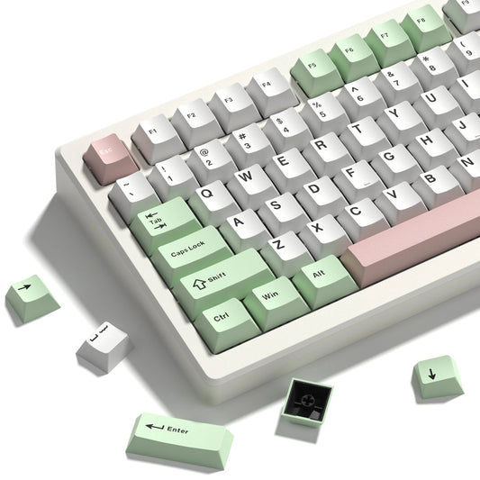 Womier Sakura Matcha Cherry Doubleshot PBT Keycaps
