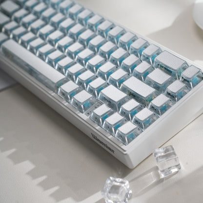 Womier Leather Texture Side Printed Cherry Keycaps