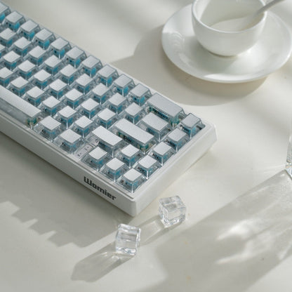Womier Leather Texture Side Printed Cherry Keycaps