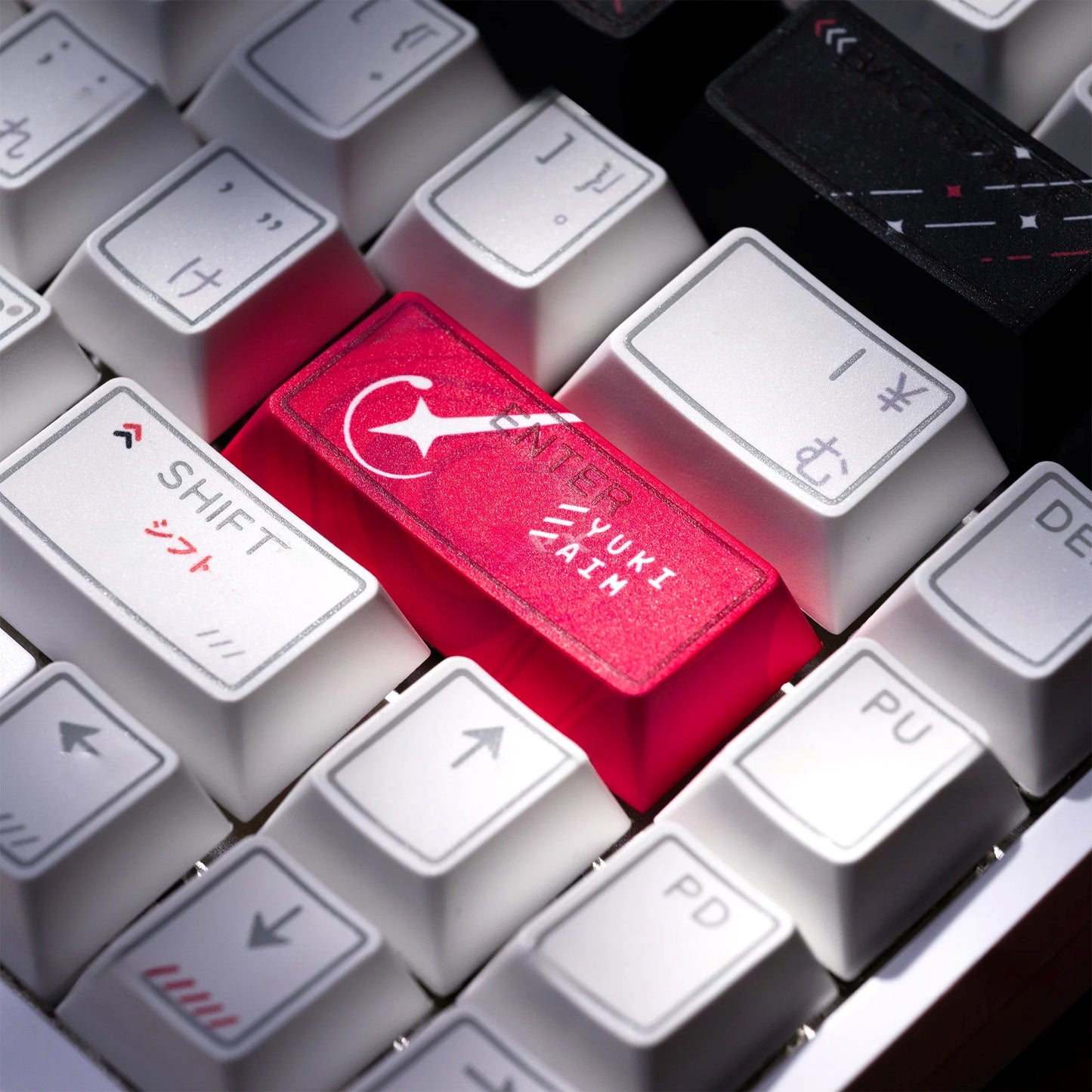 Top Backlit Yuki Aim Snow Blade OEM Keycap Set
